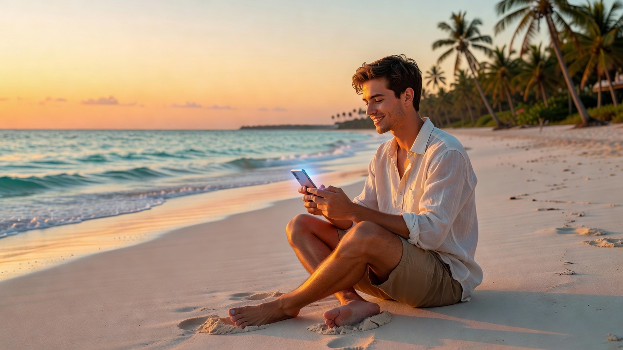 Sunrise Phone Relaxation